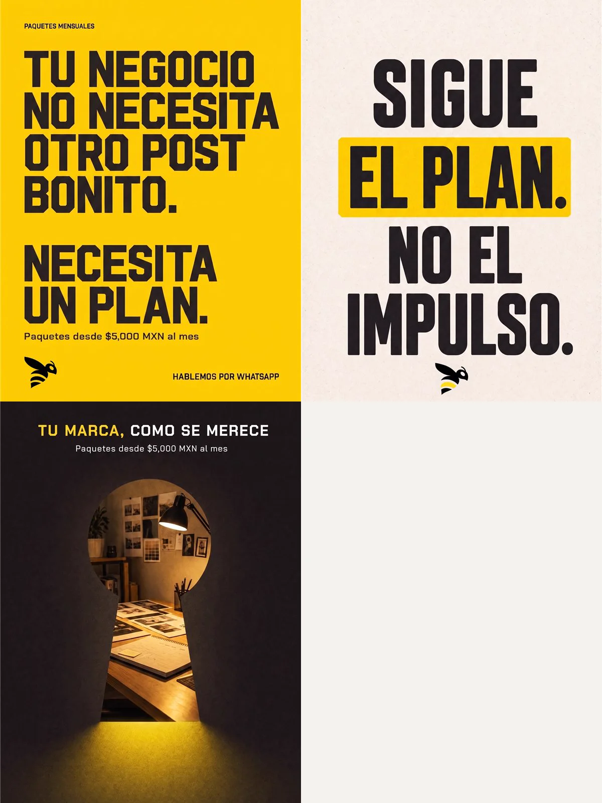 Pieza de Beesiblex sobre el paquete completo del mes