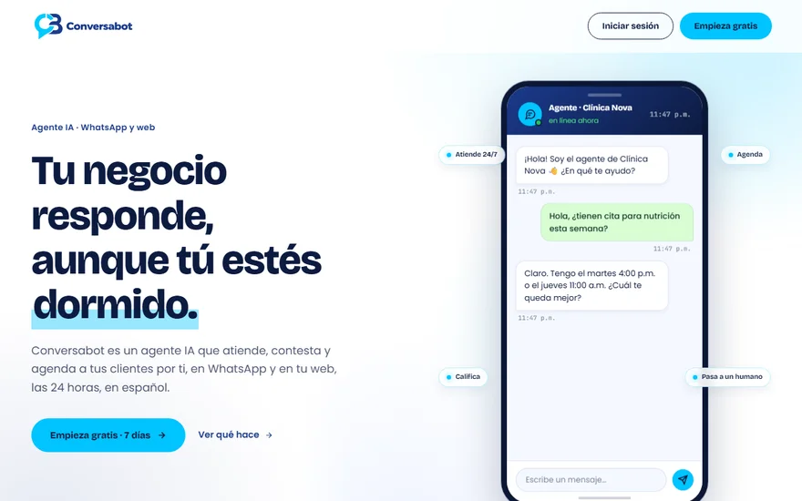 Sitio de Conversabot
